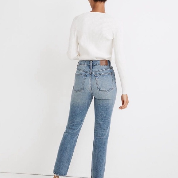 Madewell Perfect Vintage Straight Jeans Sz 27 - Picture 2 of 7